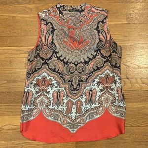 Massimo Dutti Sleeveless Silk Top, size 8 (US)